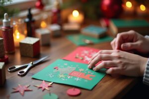 Kreative Weihnachtskarten basteln